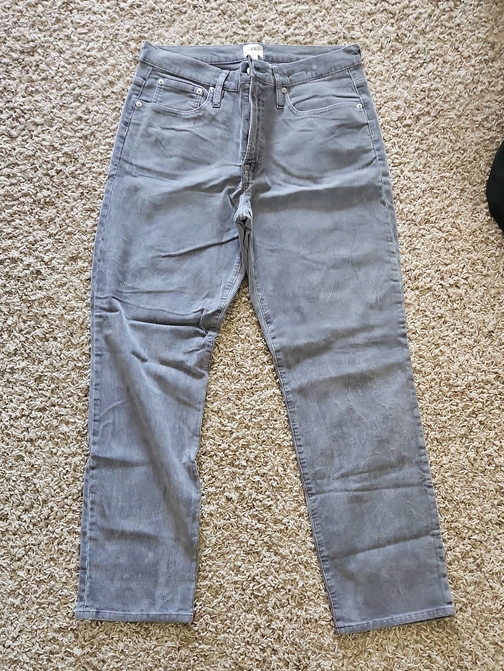 J. Crew Straight-Leg Women's Pants in Gray